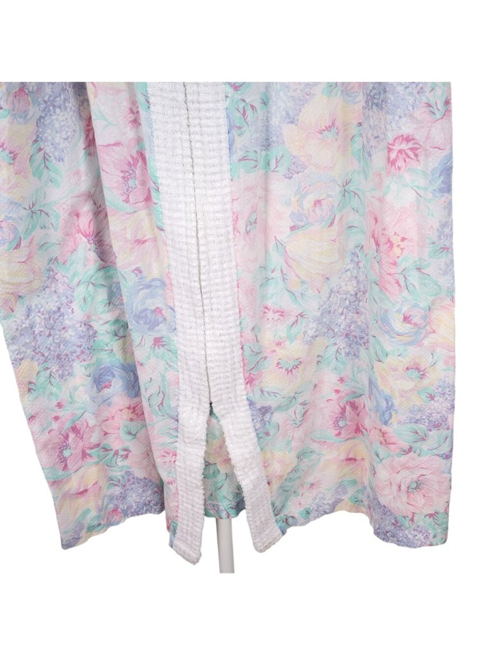Floral VTG Robe Womens S Full Zip Grammacore Sweet USA Thin Cotton Herbcraft - Picture 4 of 7